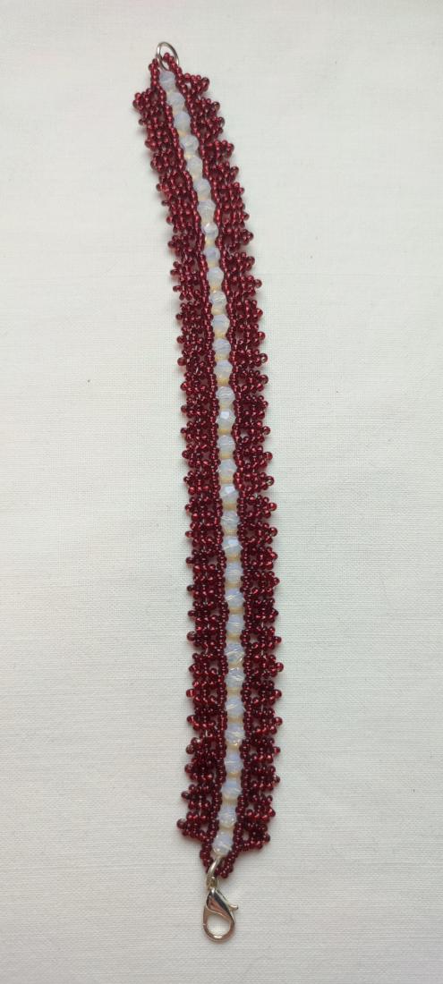 Bracelet Eléonor rouge